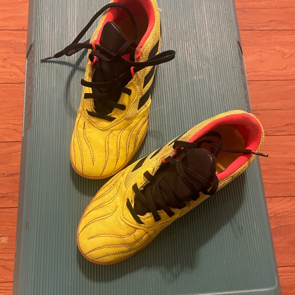 Kids Yellow and Black Athletic Shoes